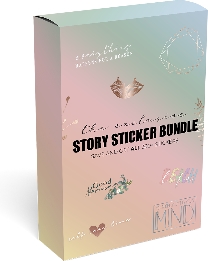 STICKER BUNDLE MOCK UP PACKAGE